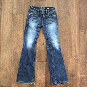 🦋FINAL PRICE🦋NWOT MISS ME DISTRESSED FLARE JEANS